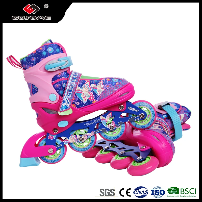 GOSOME Professional Flashing Inline Skates and Skateshoes and Rollerskates for Kids Inline Skate