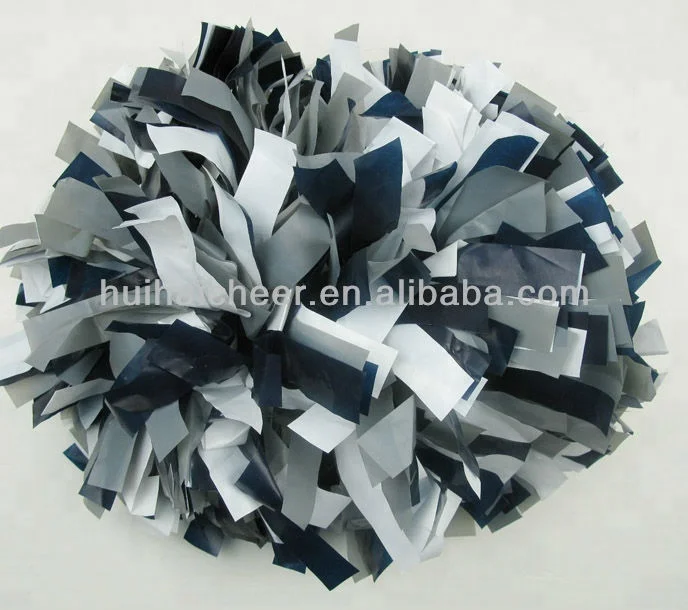 2019 пластиковый pom poms: белый одежда темно-синего и серого цвета 3 вида цветов микс