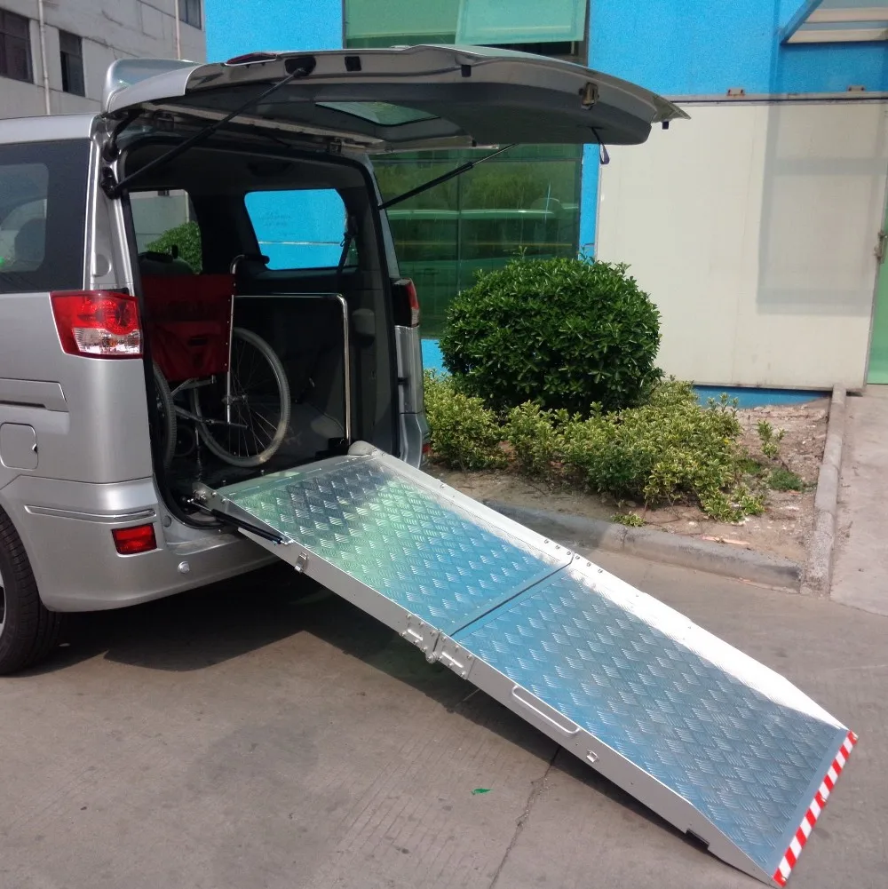 BMWR-201 Manual ramps wheelchair ramp for van and loading 350kg with ISO certificate