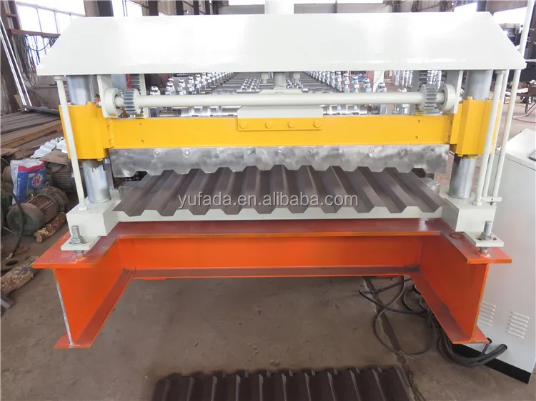 Russia C21 Roofing Sheet T21 Roll Forming Machine Design Manufacture