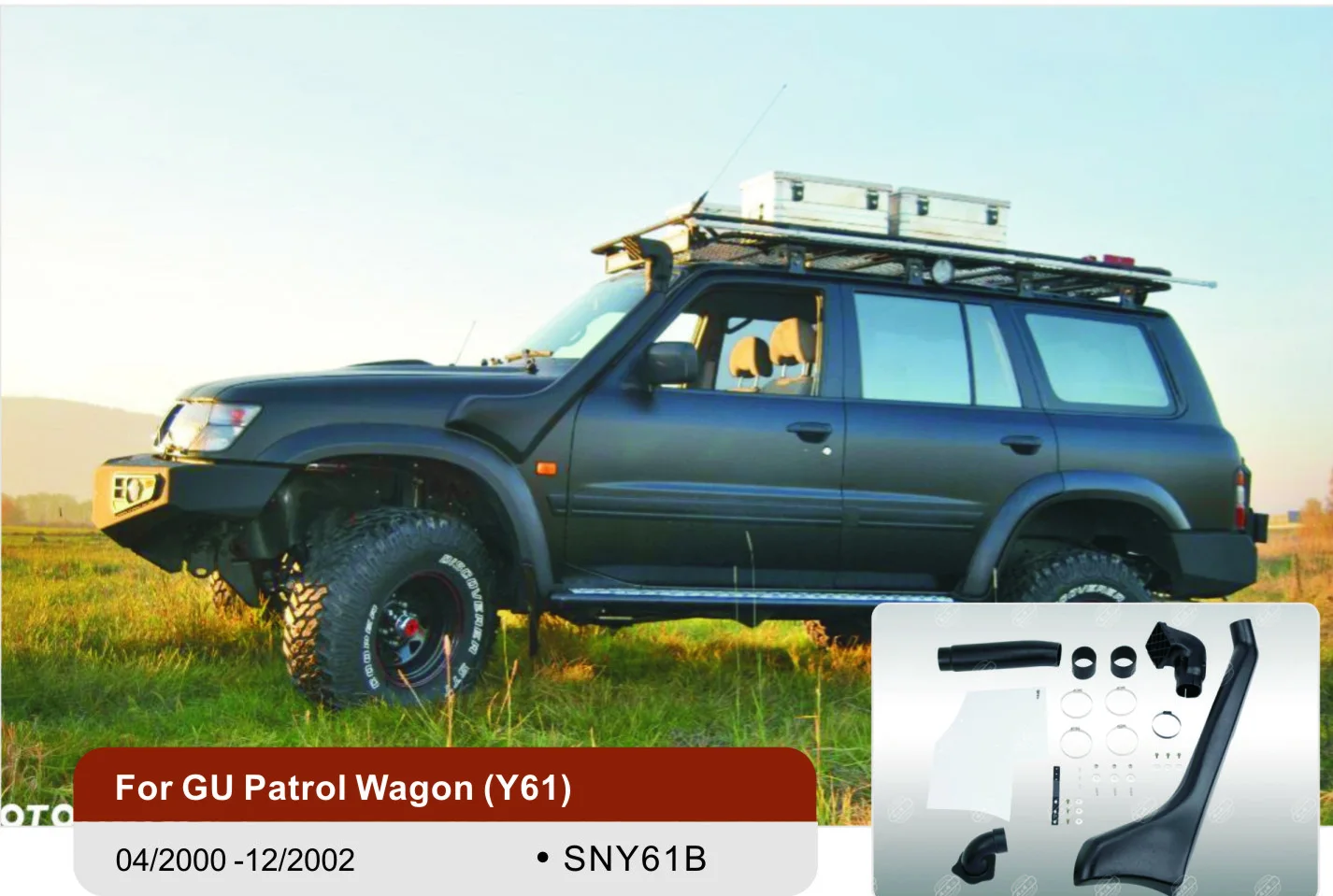 SNY61A  Snorkel for GU Patrol Wagon(Y61)