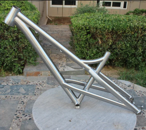 Титан Горный велосипед рама с трехосный отсева титановый горный велосипед рама с конусности головки трубки ti хардтейл-Байк рамки изготовленный на заказ