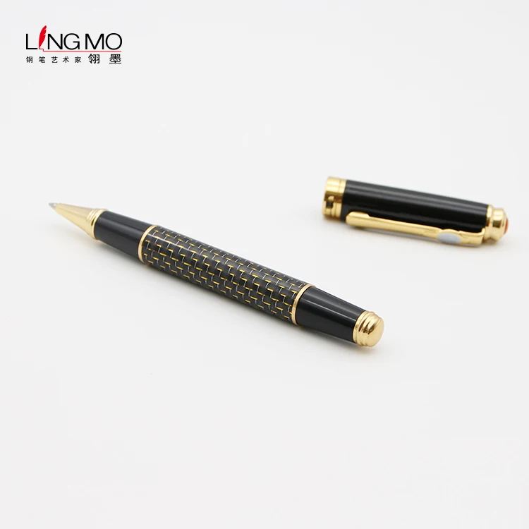 Made in china products office pen promotional golden metal roller pen