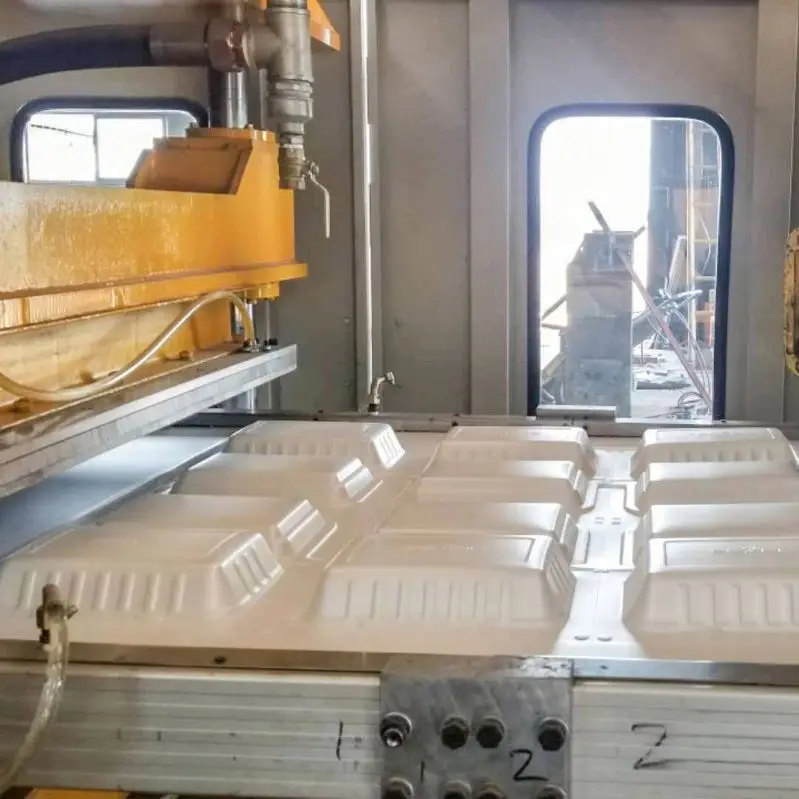 
PSP135/150 polystyrene foam trays for food packaging production line 