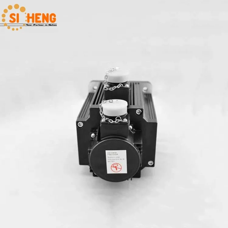High quality 110mm motor flange  220V 1.5KW 3000RPM 5NM AC Servo Motor and driver  for cnc router Machine
