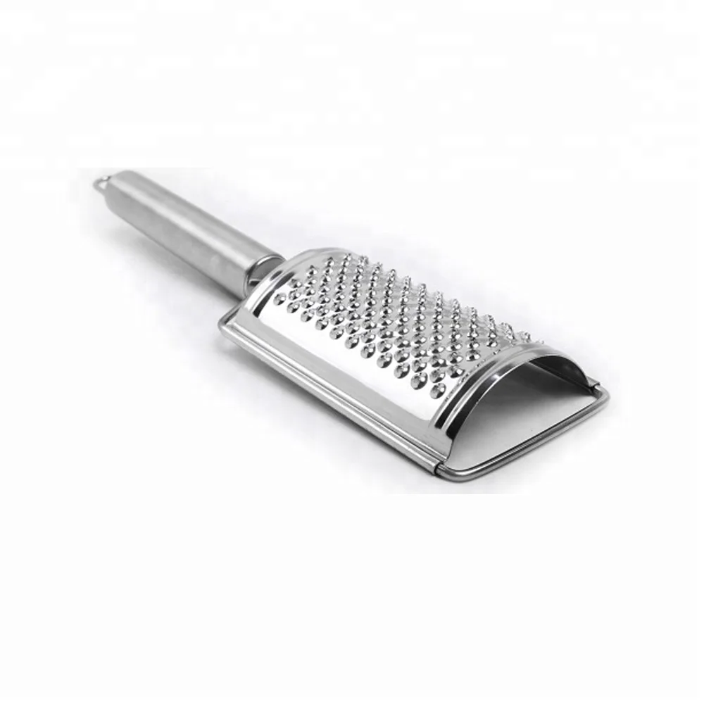 Lemon Zester and Cheese Grater, No-slip Foot, Very Sharp - Made From Stainless Steel By Zesty