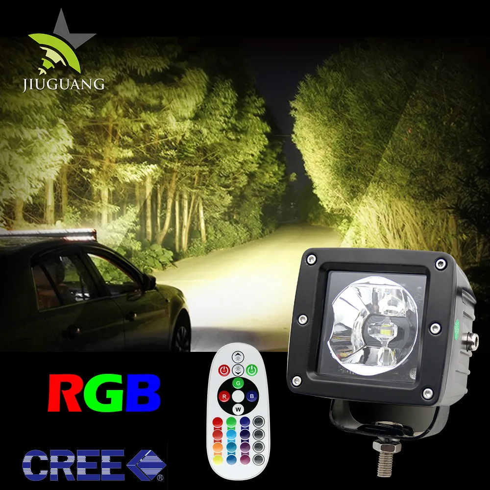 Пульт дистанционного Управления Флэш-Строба 6500 К 15 Вт RGB Гало Авто Светодиодные Работы