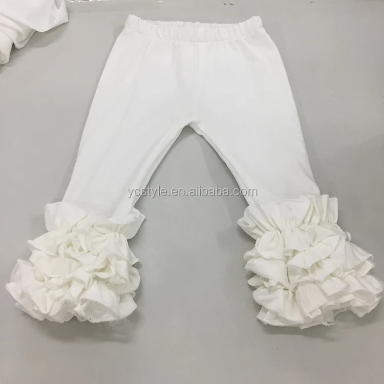 American apparel sew sessy icing ruffle legging pants for little girl
