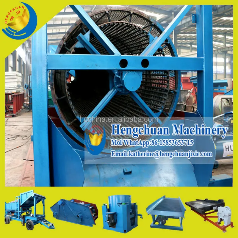 
Heavy Duty Feed Hopper Sand and Gravel Separator with Gold Screening Washing System 