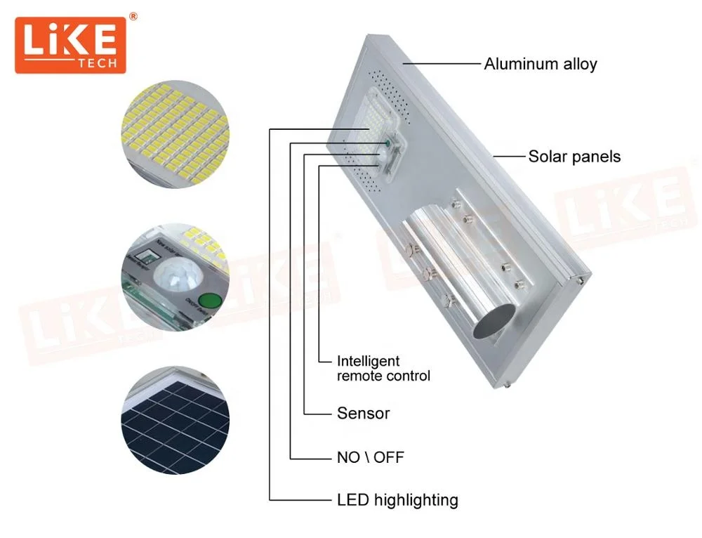 
2Years warranty High Power 50w 100w 150w LED Solar Street Light for Road 