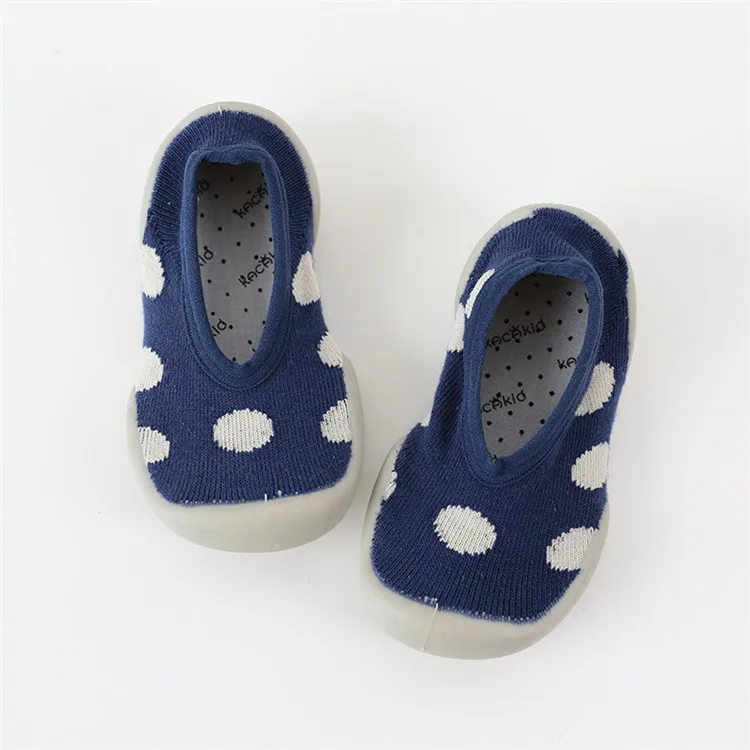 
12-16.5cm Baby Prewalker Non Slip Rubber Sole Dots Shoe Socks 