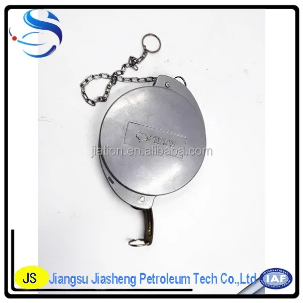 aluminum tank truck fitting API dust cap with flat gasket