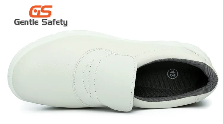 
GT0517 Hot sale white micro fiber food work shoes 