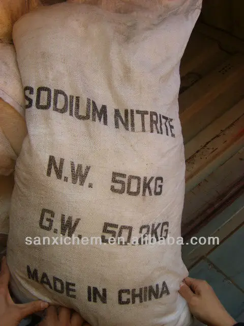 
 Нитрит натрия, нитритовая соль, неорганическая соль  