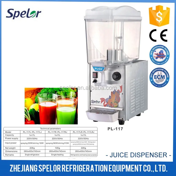 Конкурентоспособная Цена High End Сок Кулер, Диспенсер