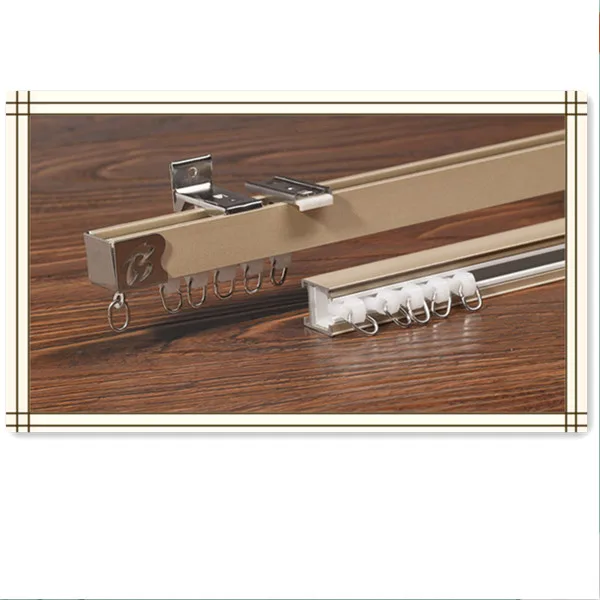 metal ceiling rail ivory curtain rod