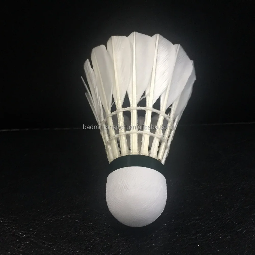 Most durable goose feather badminton shuttlecock from China (OEM production Lingmei AH-05)