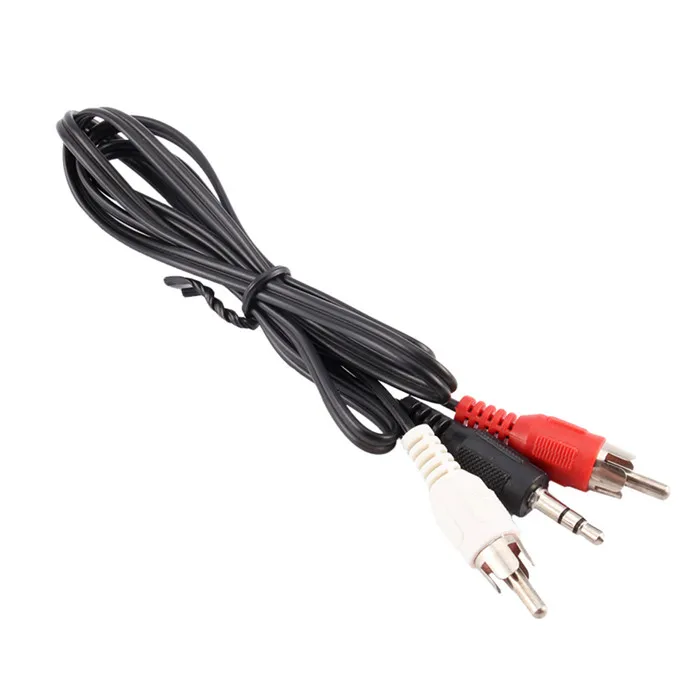 male to male 3.5mm audio cable 3.5mm to 2rca for DVD