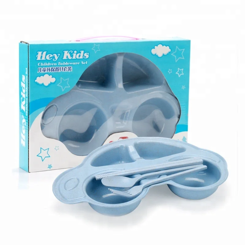 Most popular dinner table set wheat straw container biodegradable wheat straw for sale