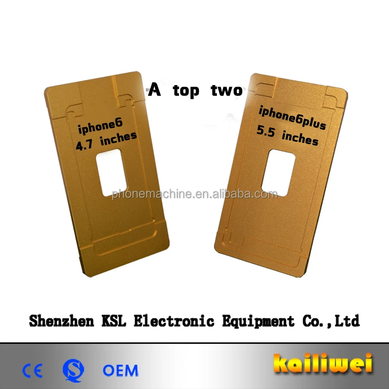 Factory Price Mobile Phone LCD Screen Repair Tool LOCA OCAUV Glue Removing Align Mold for Iphone