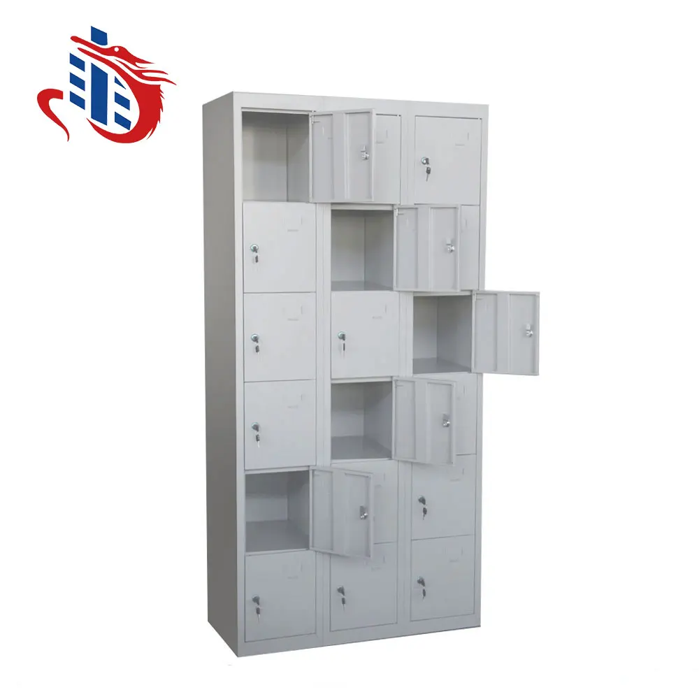 
assemble or knocked down customized electronic lock 12 doors steel lockers 