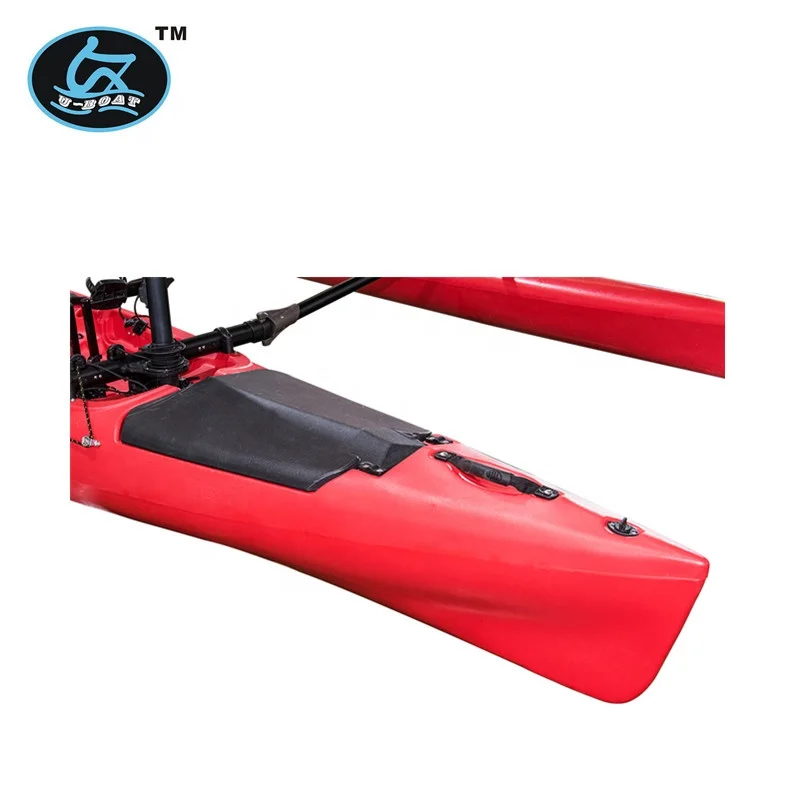 12ft hand free pedal propeller fishing kayak trimaran foot pedal drive sailboat&sailing boat&yacht& rudder boat&kajak