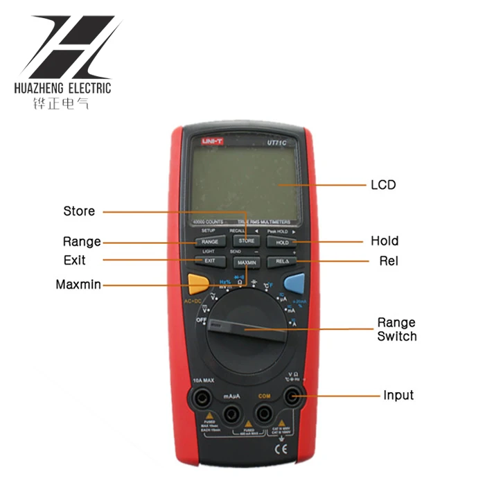 ФБА Amazon UNI-T UT71C ручной интеллектуальный цифровой мультиметр цена