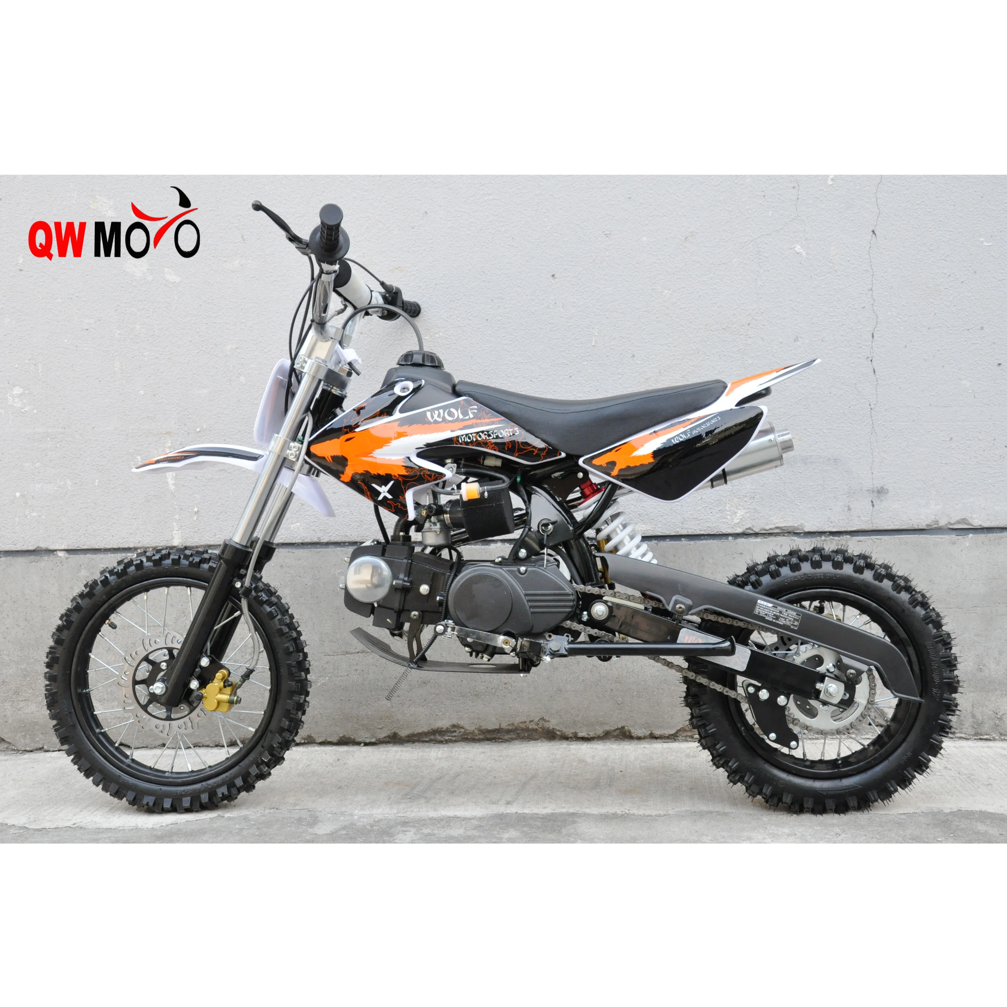 QWMOTO по бездорожью 125cc Байк 125cc мини pit bike 4-тактный мотоцикл газовая мини moto Крест велосипед, способный преодолевать Броды для продажи