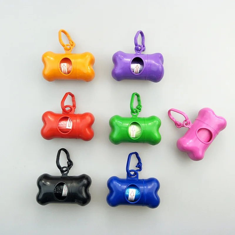 
2018 Newest 1 PCS Pet Dog Bags Portable Dispenser Bone Type Case For Pet Waste Bags Products For Dogs Pet Product 