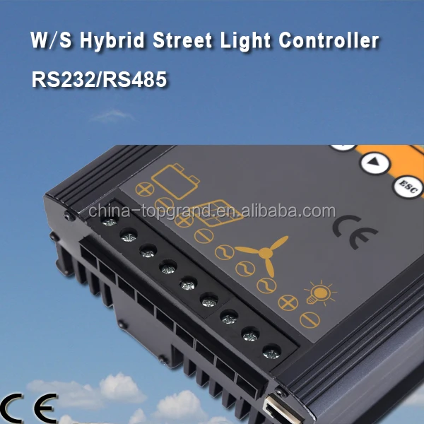 High peak conversion efficiency PWM wind and solar hybrid charge controller 48V made in China mainland