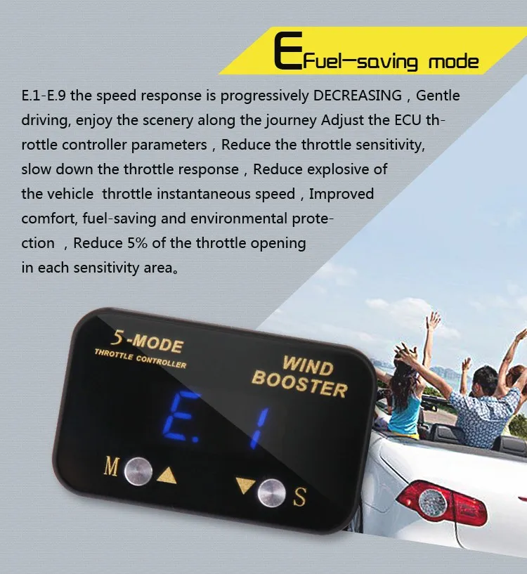  WINDBOOSTER интеллектуальный контроллер отклика дроссельной заслонки