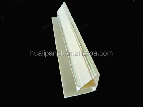 Brown PVC Corners Top and H PVC Ceiling Clips