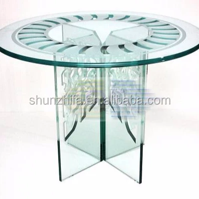 glass table