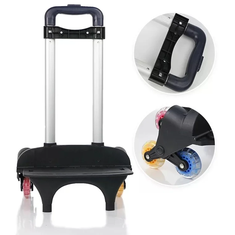 Kids travel trolley luggage spinner wheels bag parts suitcase handle with wheels