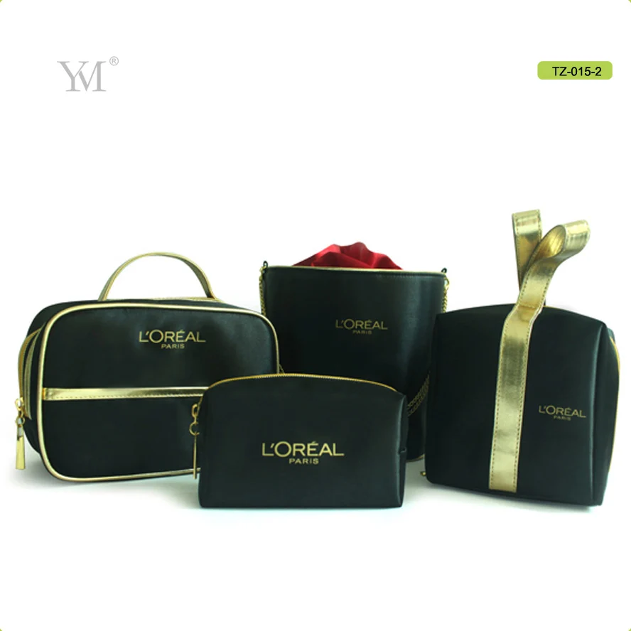 
wholesale custom Multi Usedpromotion gift custom makeup bag hand bag set 