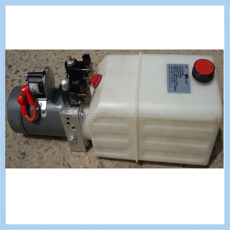 
dc 12v hydraulic power pack pump for tipper trailer 