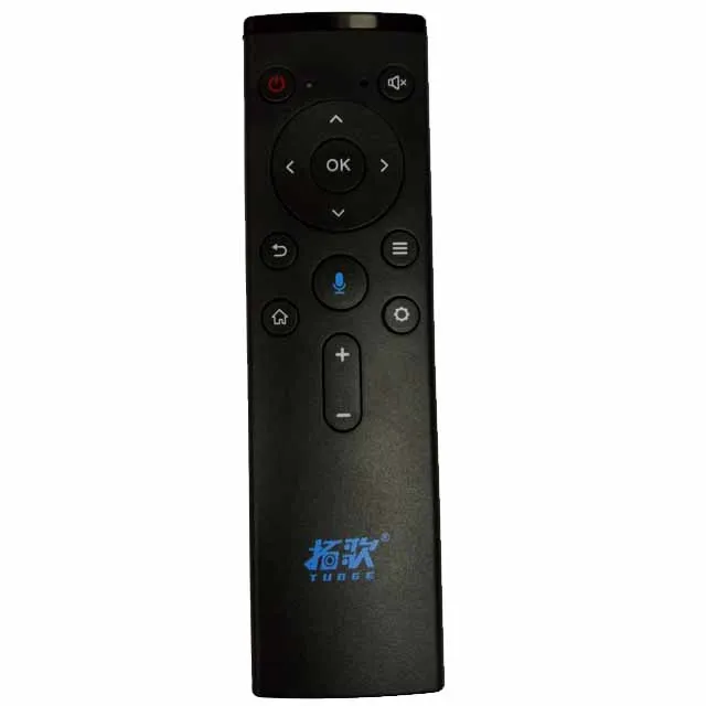 2.4G air mouse microphone voice input remote controller for smart android TV