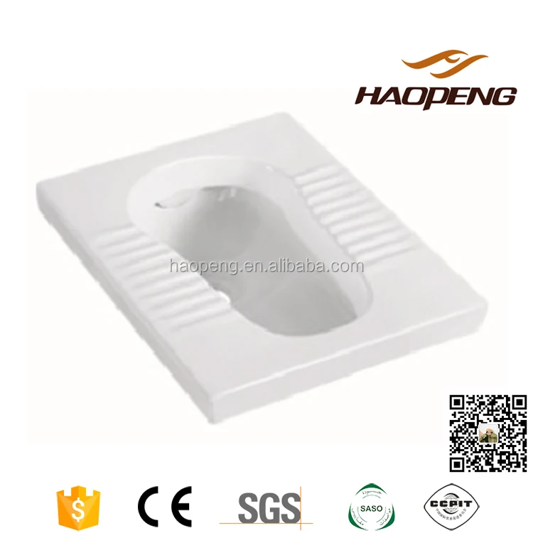High Quality Ceramic Sanitary Ware Squatting Pan WC Squat Toilet