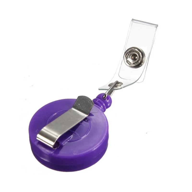 Reel ID Card badge reel Name Tag Badge Holders Clip Retractable yoyo badge reel