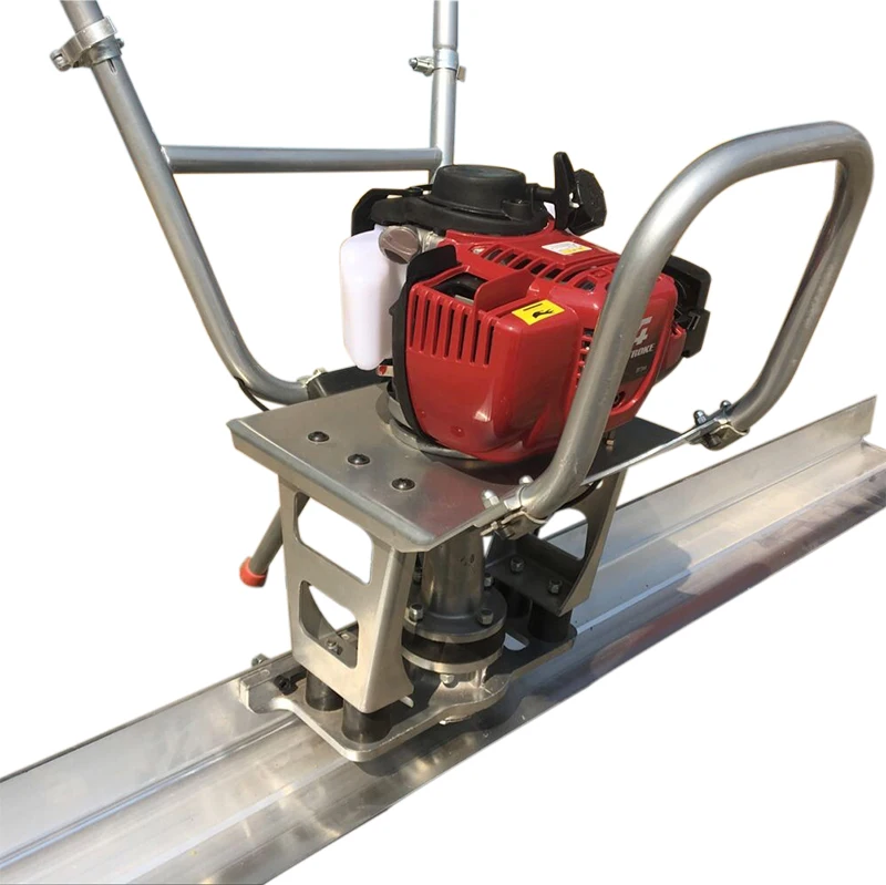 2024 Stainless steel vibratory floor leveling surface finishing machine vibrating concrete screed
