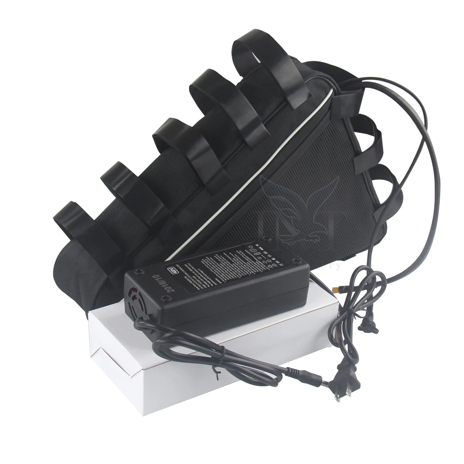 Аккумулятор для электрического велосипеда 48V 52V 60V 72V 20AH 25AH 30AH 40AH треугольный литиевый аккумулятор