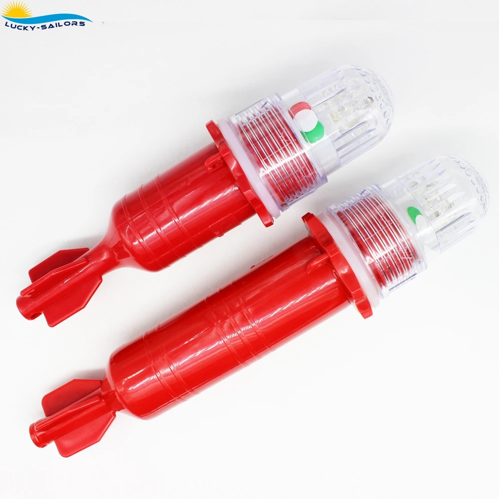 High Quality Plastic Housing Fishnet Signal LED Light Flashing Fishman Tool