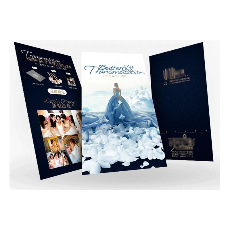 Good Folded Leaflet flyer Promotion printable pamphlet trifold brochure printing service