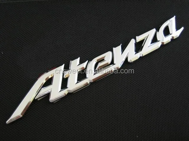 
Car decoration letters plastic chrome badge adhesive tapes car stickers 
