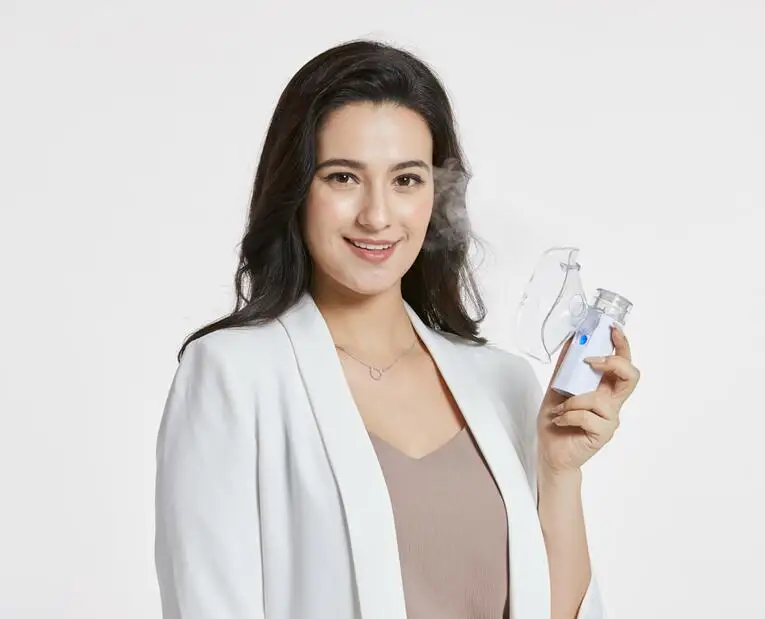 feellife inhaler medical mesh nebulizer mask diffuser machine with built-in battery rechargeable mesh nebulizer