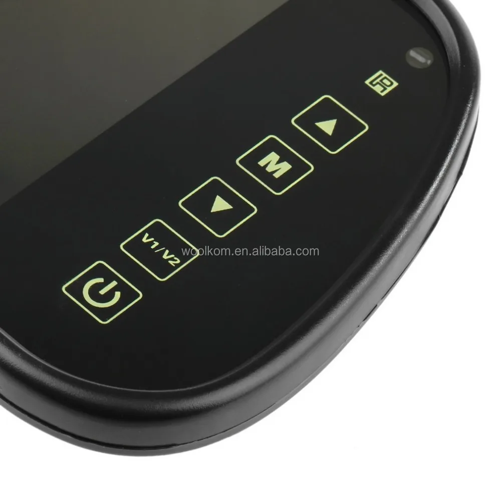 7inch LCD display rearview mirror parking sensor with separate buzzer alarm and Waterproof connector