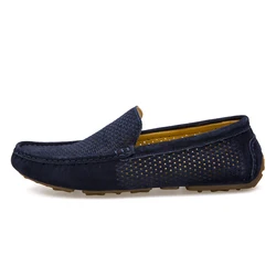 Trade Assurance new design breathable pig skin upper custom logo shoes men loafers