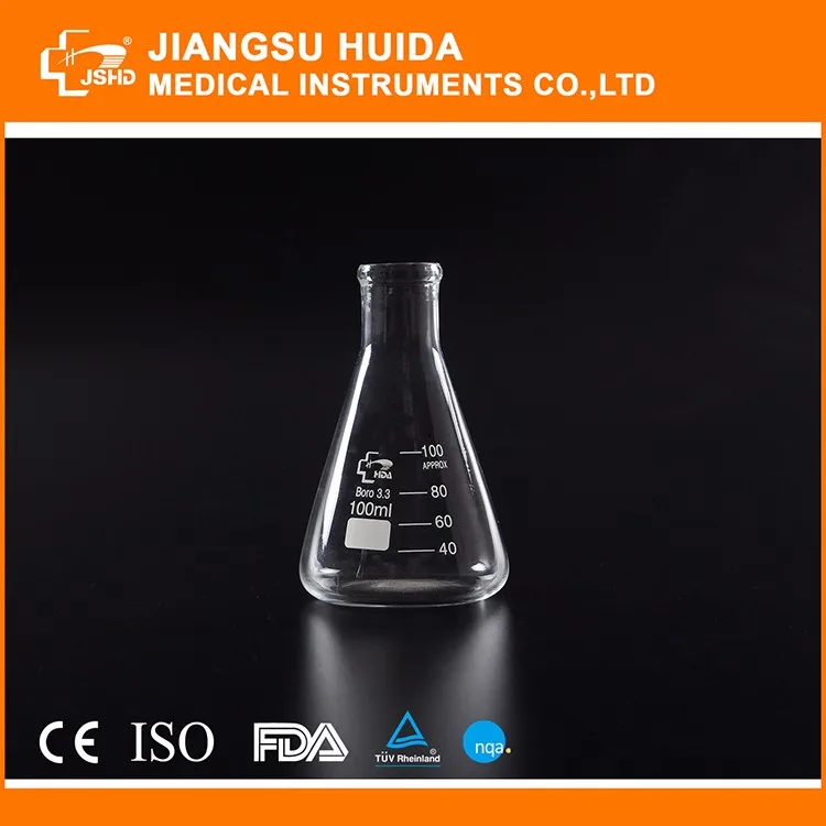 Лаборатория стекло коническую колбу мерной колбе