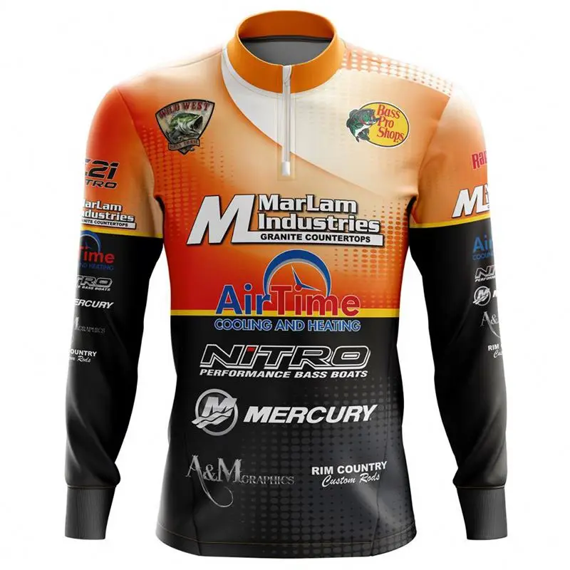 Custom Wholesale Fishing Jerseys Jersey Long Sleeve Shirts