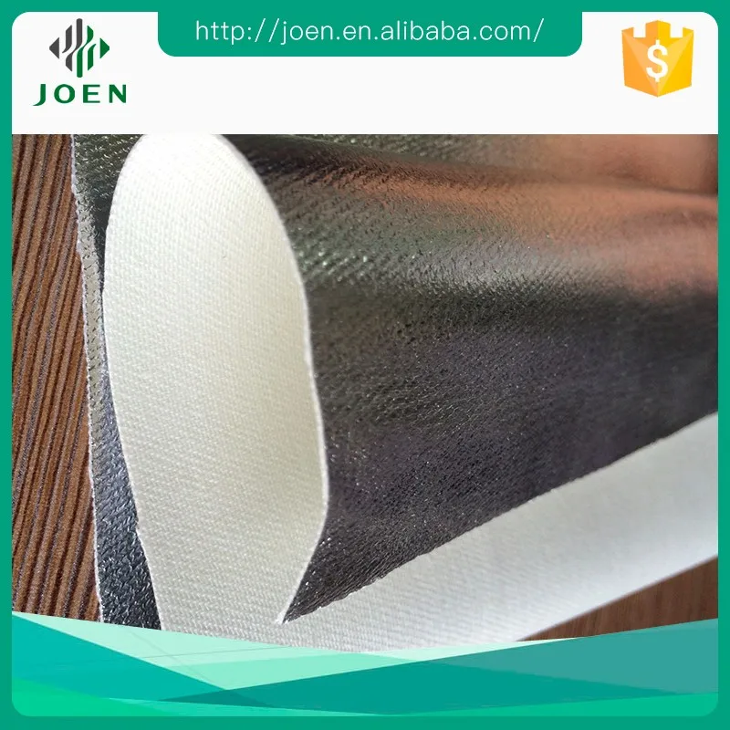 AL7-3732 0.43mm aluminium foil laminated fiberglass scrim mesh fabric